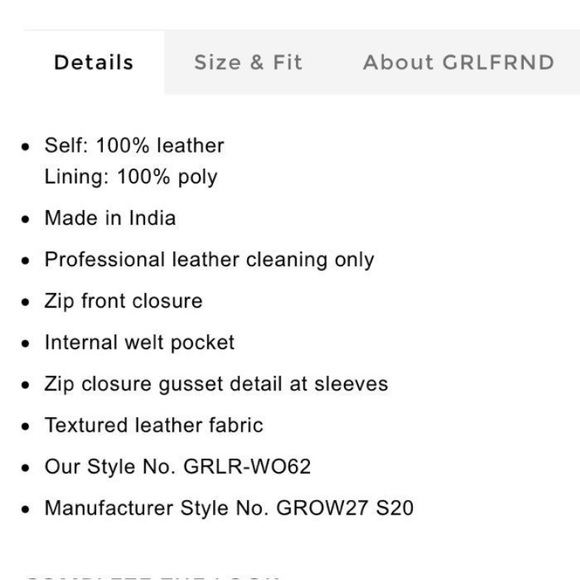 COPY - Revolve leather jacket - Picture 8 of 12